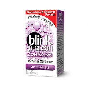 Eyes on Brickell : Moisturizes & Remove Protein Relief with every blink -Blink - n- clean lens Drops for Soft & RGP Lenses