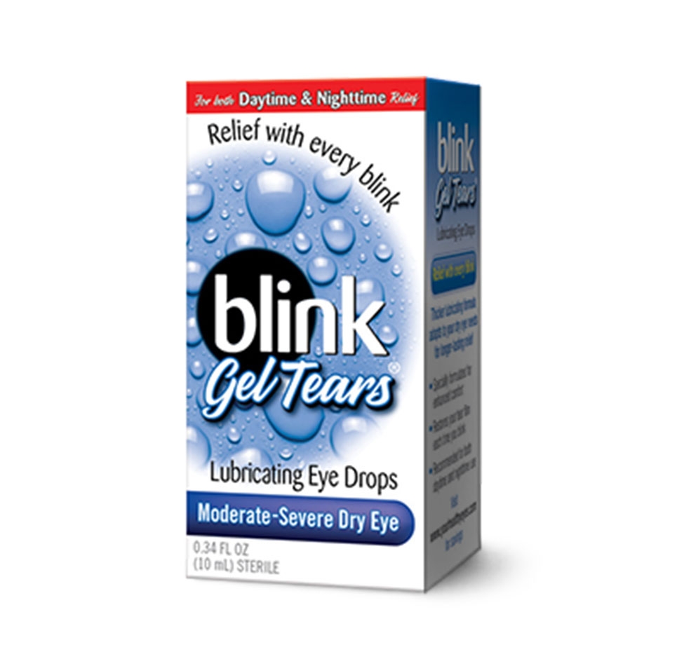 Eyes on Brickell Relief with every blink -Blink gel tears lubricating Eye Drops Moderate-Severe Dry Eye