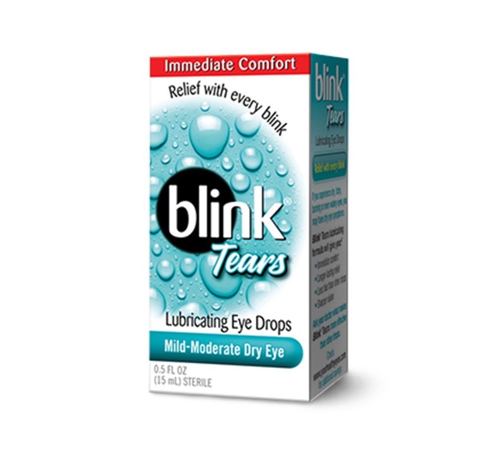 Eyes on Brickell Relief with every blink -Blink gel tears lubricating Eye Drops Mid-Moderate Dry Eye
