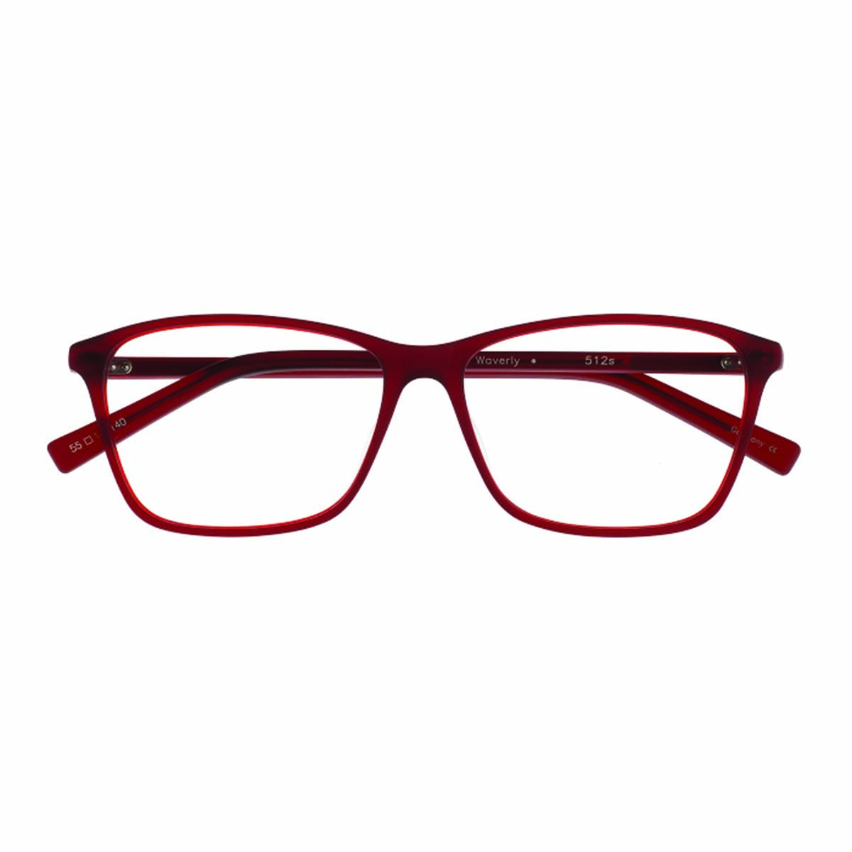 Eyes on Brickell Videre -VIDERE WAVERLY Dark Red Satin