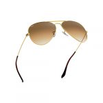 Unisex 006 Aviator Gold Gradient Sunglasses: Eyes on Brickell