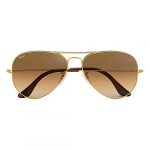 RB3025 Unisex 006 Aviator Gradient Gold Sunglasses: At Eyes on Brickell Store