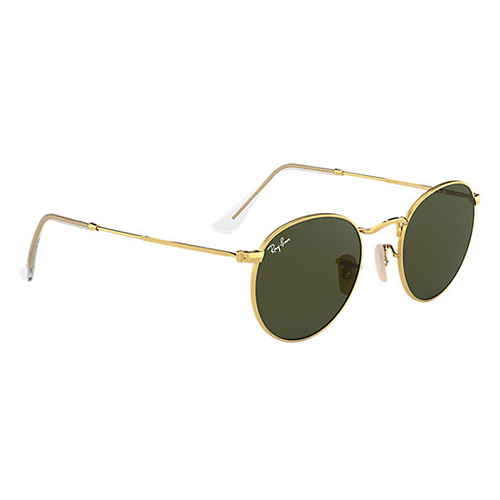 Eyes on Brickell: RB3447 UNISEX 001 Round Metal Gold Sunglasses