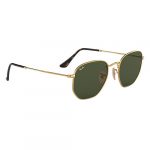 RB Hexgonal Gold Frame Freen Lenses Sunglasses: Get them At Eyes on Brickell