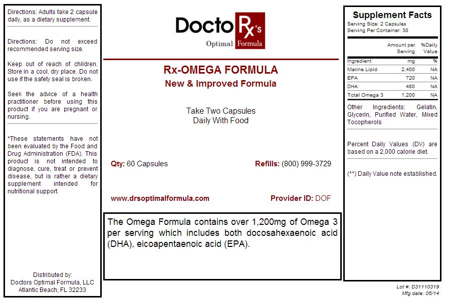 DoctorRX Omega Formula Get it At Eyes on Brickell