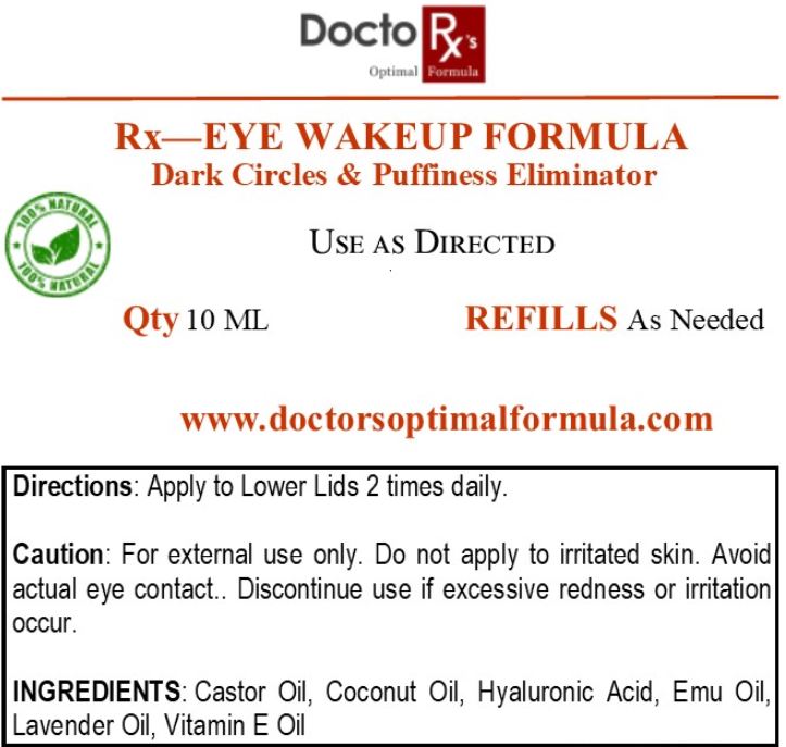 Shop for Doctor RX Eye Wake Up Formula From Eyes on Brickell Store